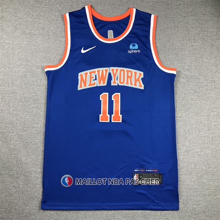 Maillot New York Knicks Jalen Brunson NO 11 Icon 2022-23 Bleu